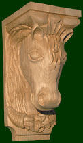 custom wood corbel