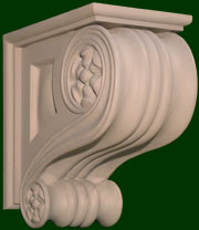 beautifully hand crafted wood corbels 5