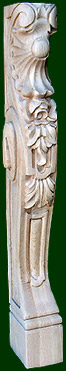 wooden corbel-hand carved